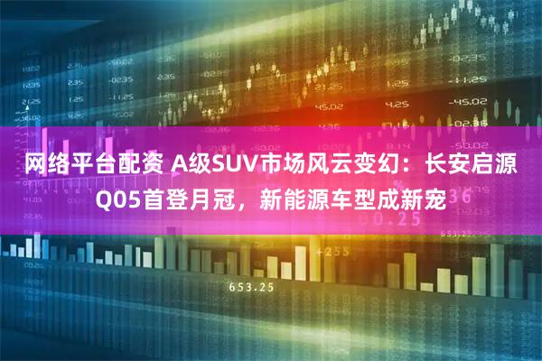 网络平台配资 A级SUV市场风云变幻：长安启源Q05首登月冠，新能源车型成新宠